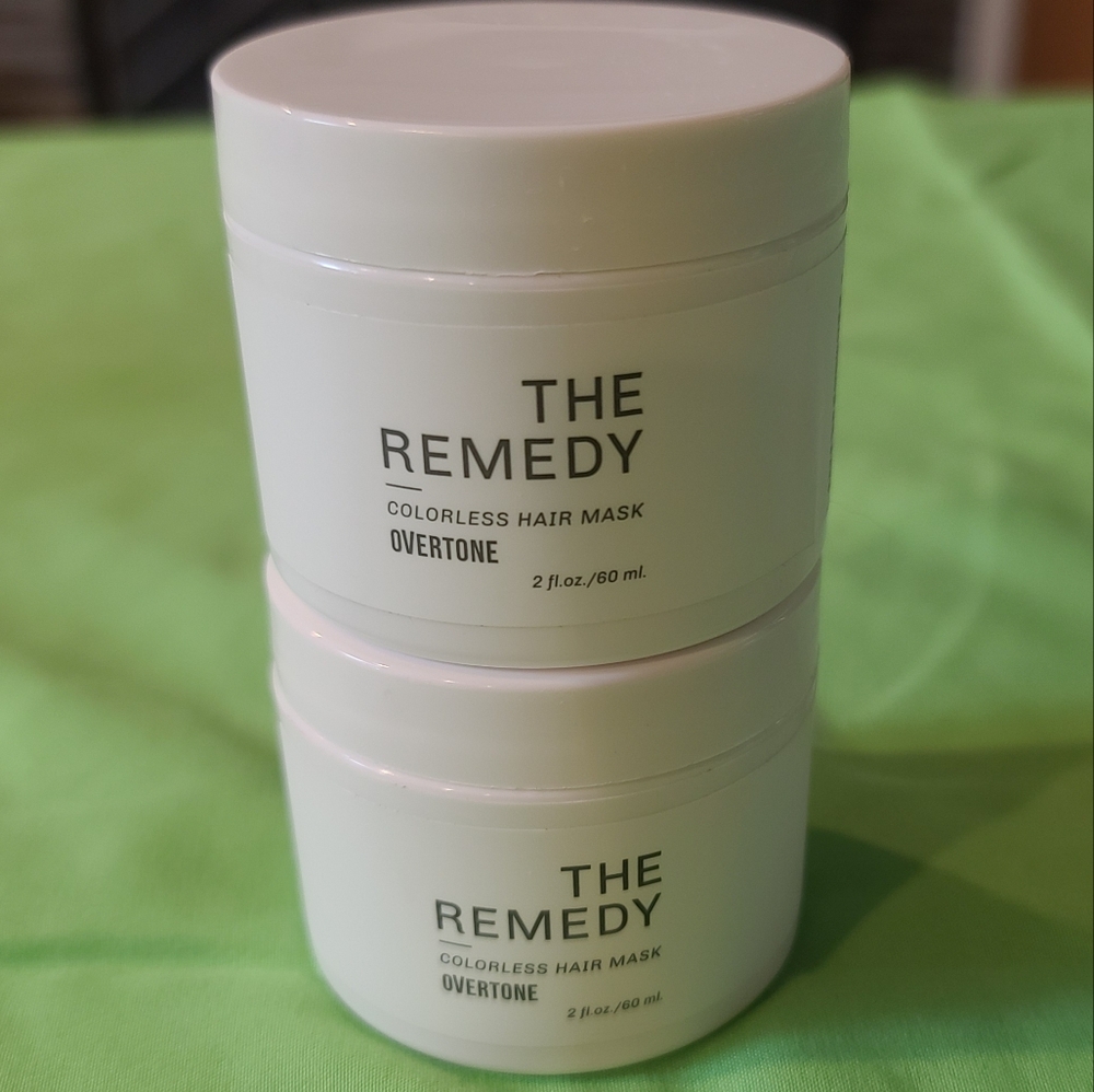 oVertone The Remedy Hair Mask BUNDLE of 2 sample size, NEW, SEALED